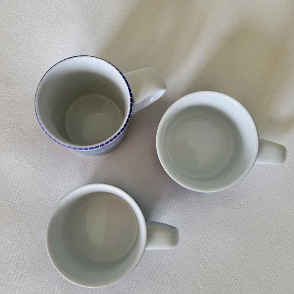 DANSK INTERNATIONAL DESIGN Mosaic Dinnerware Wave Set 3pc Set Elegant Dining - Picture 3 of 7